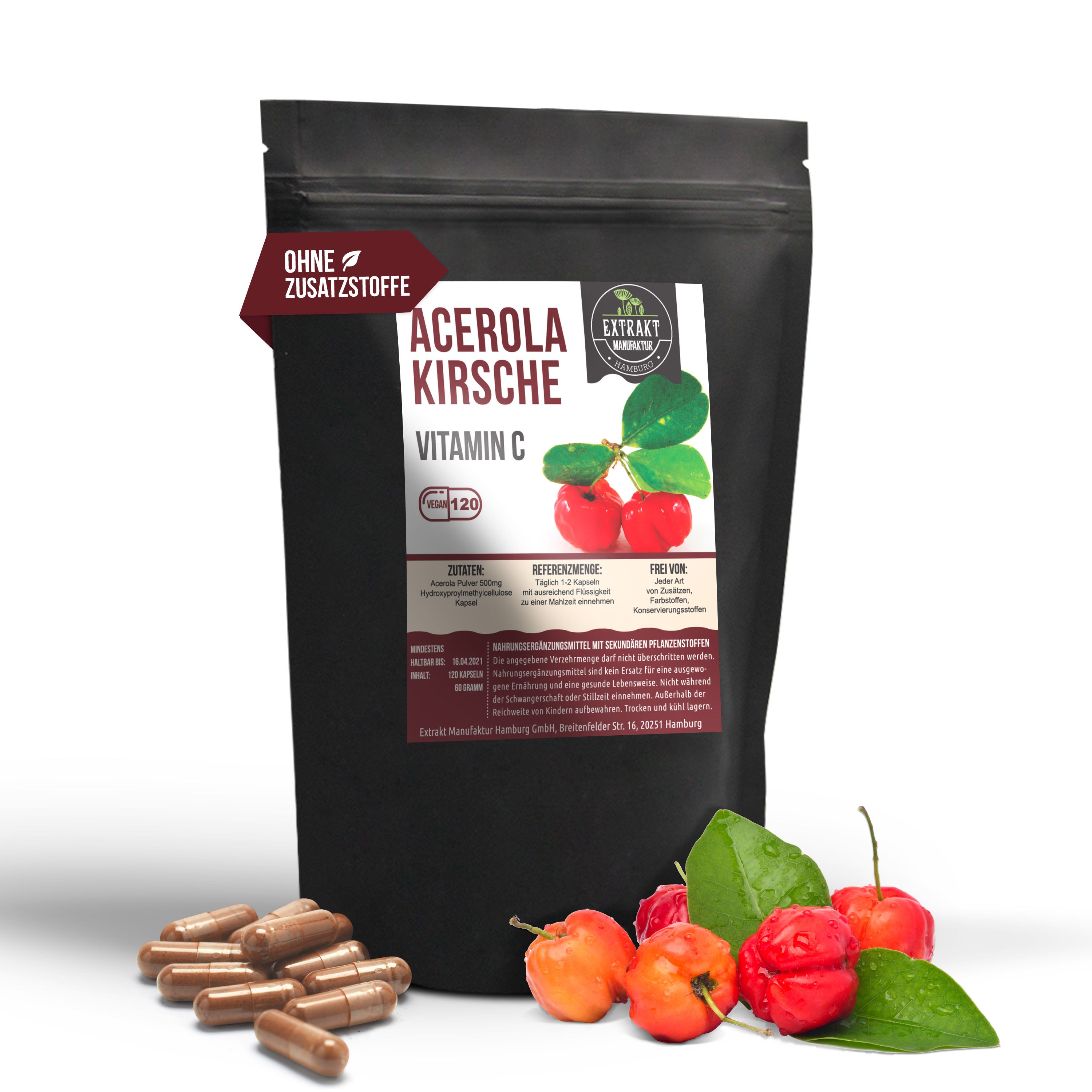 Extrakt Manufaktur Acerola Vitamin C Kapseln
