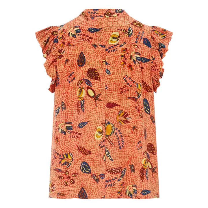 Ulla Johnson Blouse Callie Soie | Rose pêche
