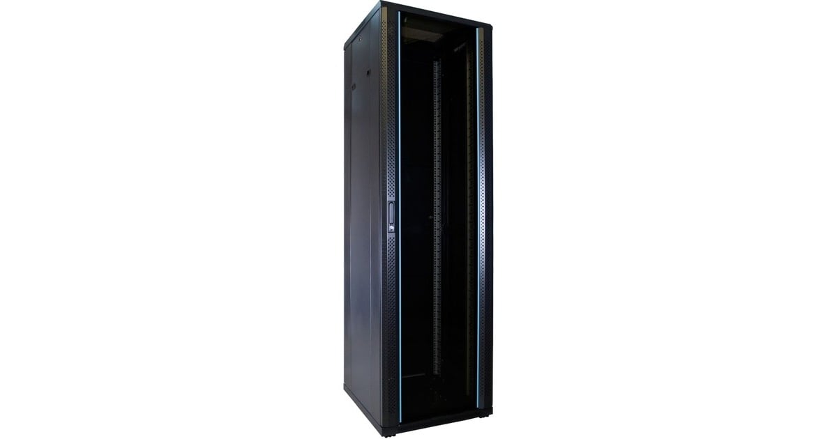 DSI42U serverkast met glazen deur - DS6642  server rack  (Zwart, 600 x 600 x 2000mm)