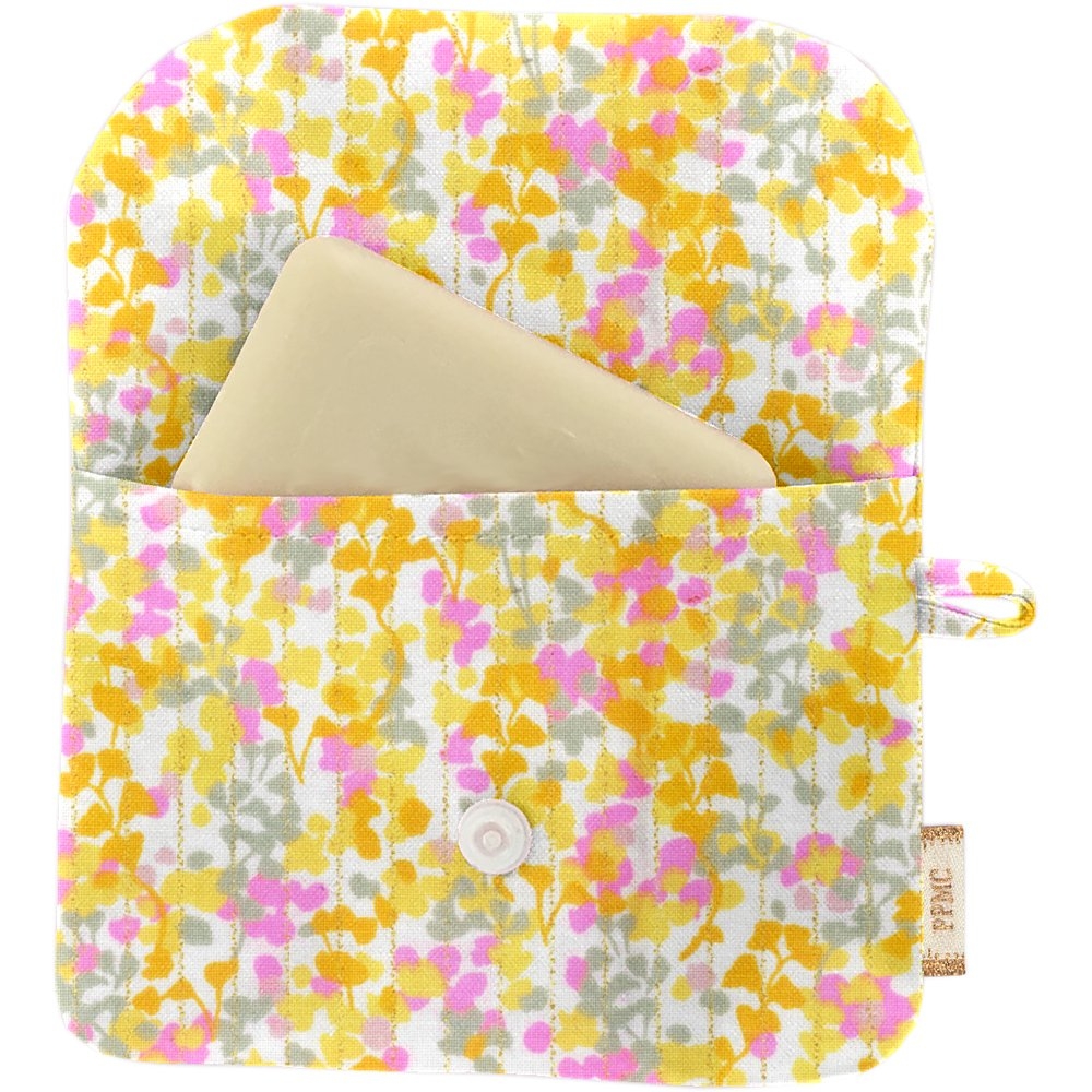 Pochette Savon Mimosa Jaune Rose