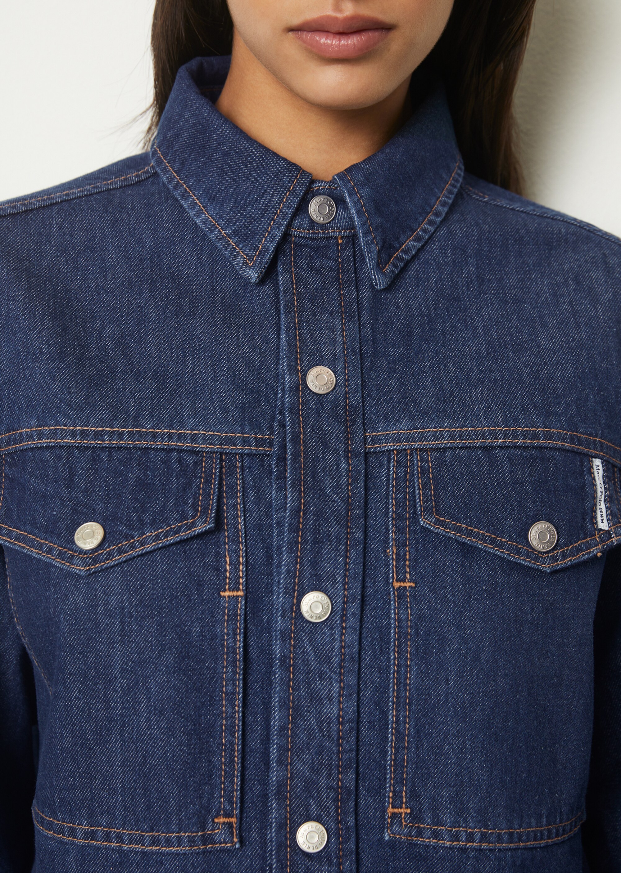 Jeans-Overshirt relaxedaus Rigid Denim