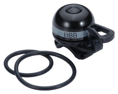 Sonnette BBB EasyFit Deluxe Noir/Gris