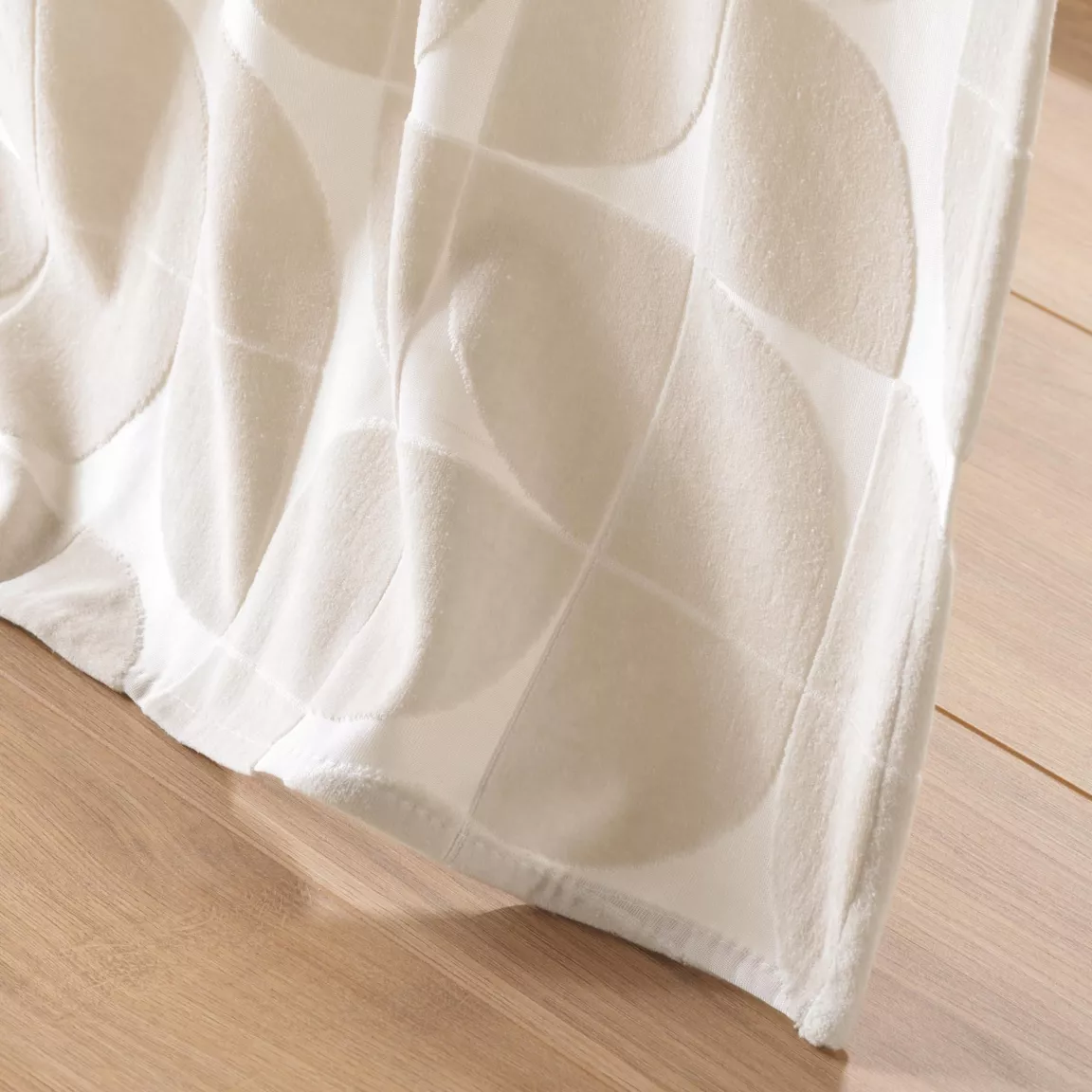 Rideau œillets velours (135 x 260 cm) Geolia Beige
