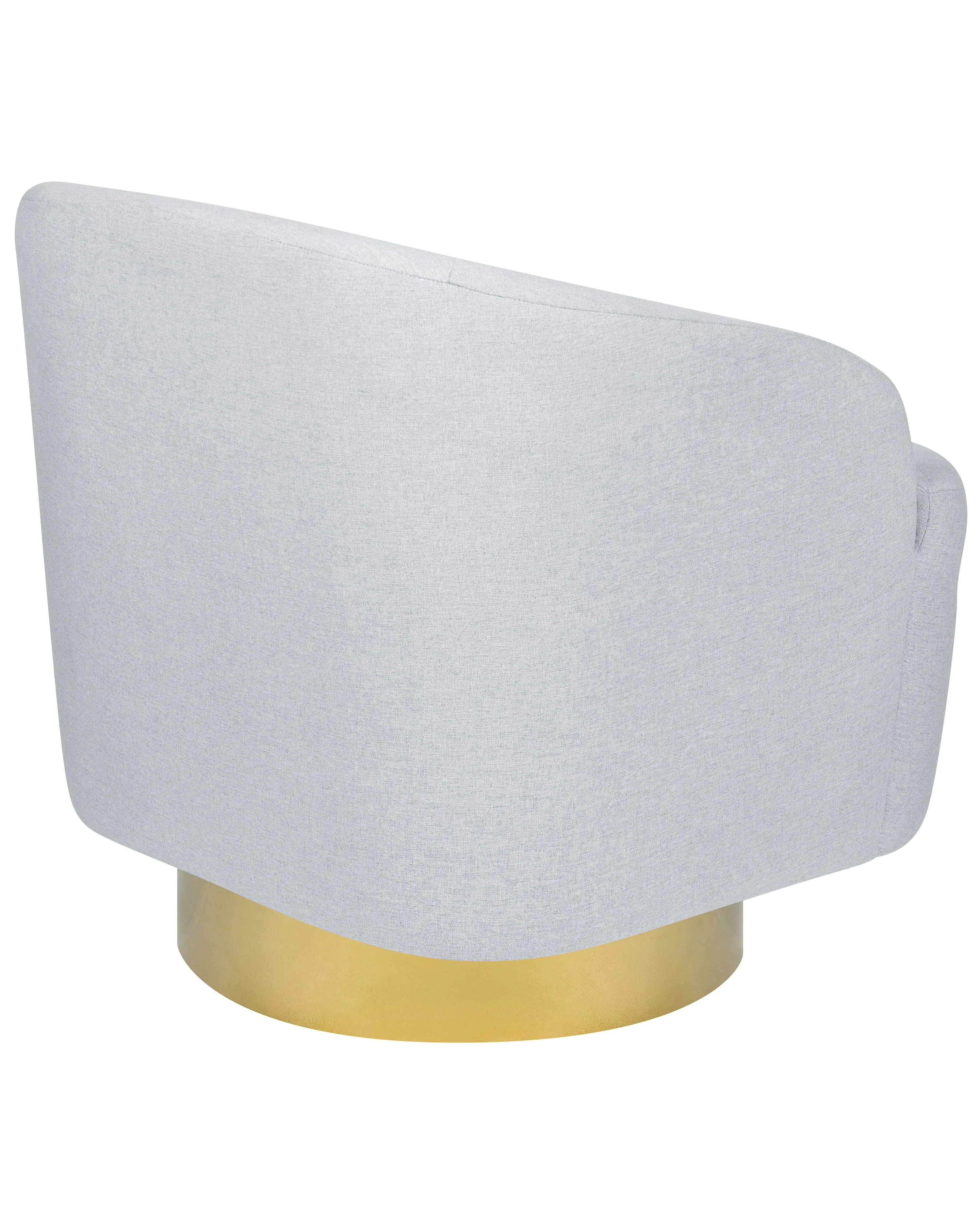 Draaifauteuil LAVIK Stof Lichtgrijs