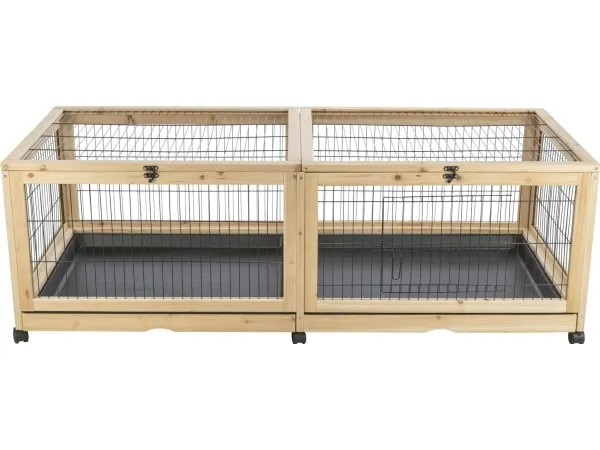 Trixie Indoor run, guinea pigs/rabbits, wood/metal, 150×50×60 cm