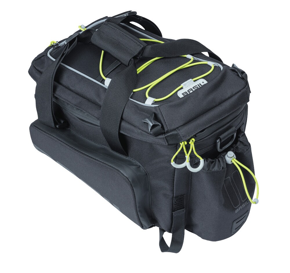XLC, BASIL Gepäckträger-Tasche Miles XL Pro, schwarz lime