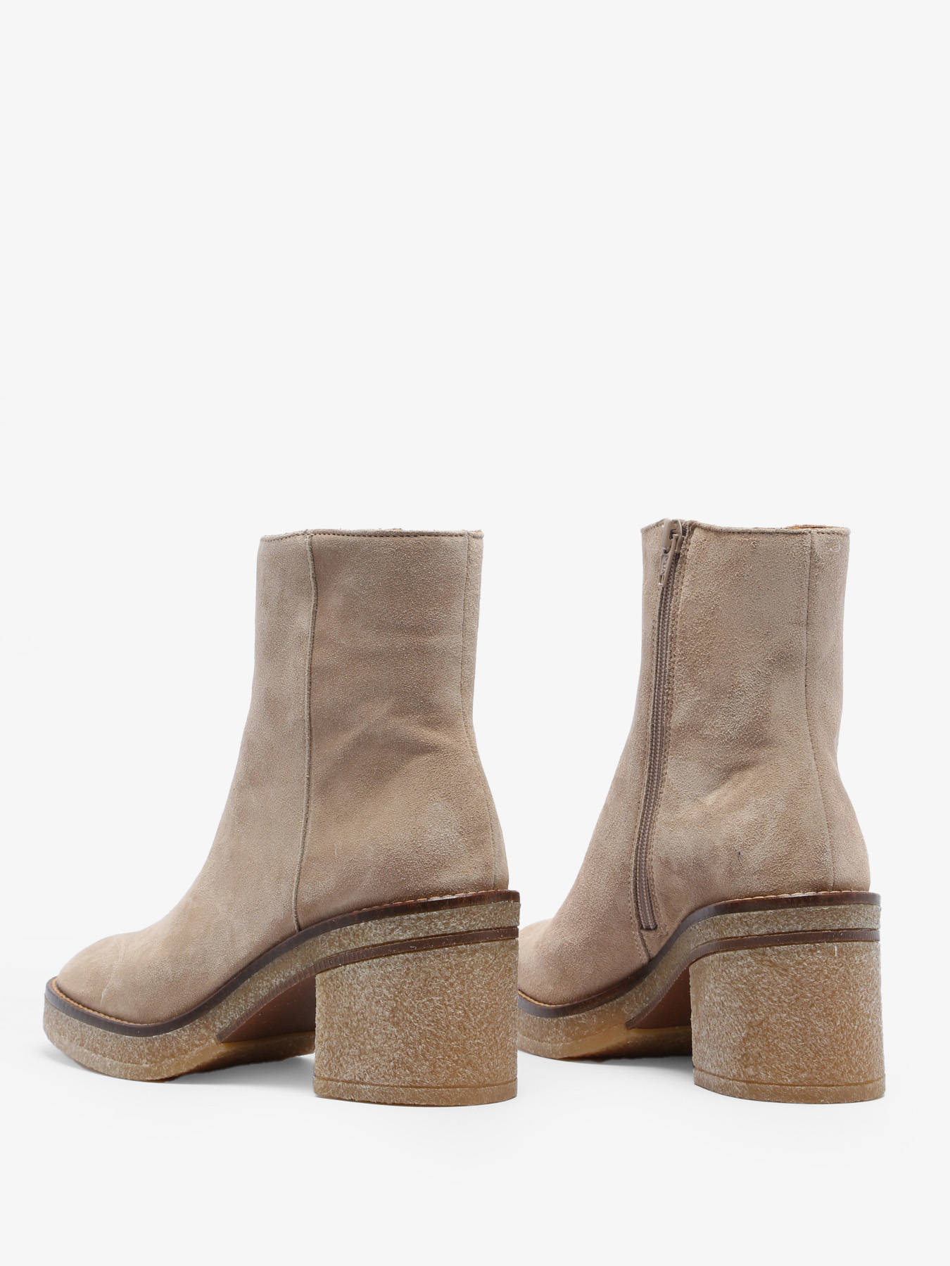 Bottines  talon Janis en cuir ALPE