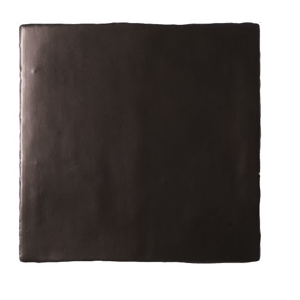 Terre d'Azur Madelaine wandtegel 13x13cm zwart - 30 stuks per doos