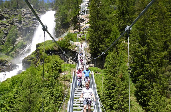 Klettersteig in Sautens als sportliches Geschenk