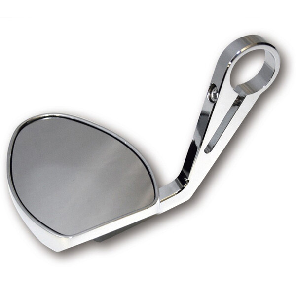 Highsider - Rétroviseur Ferrara 2 Réversible - Fixation guidon Chrome