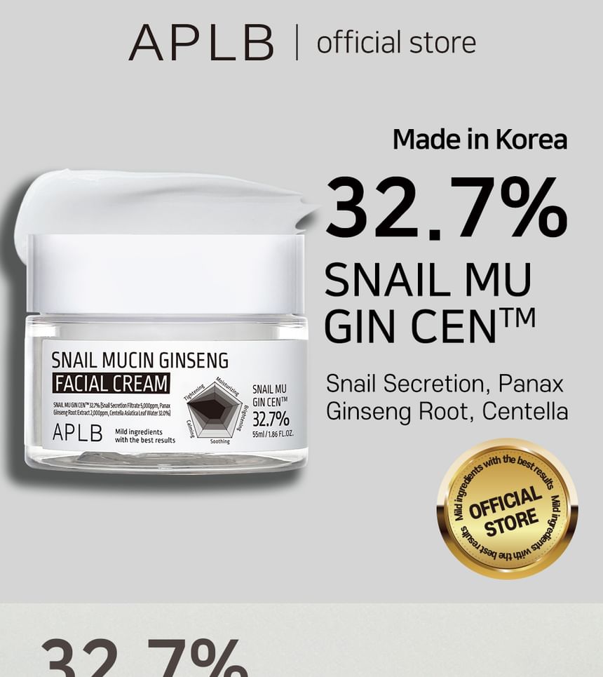 APLB - Slakkenslijm Ginseng Gezichtscrème Set