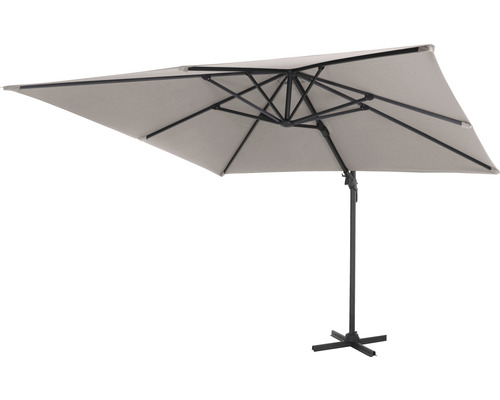 Siena Garden Califorina zweefparasol 300 x 300 cm taupe