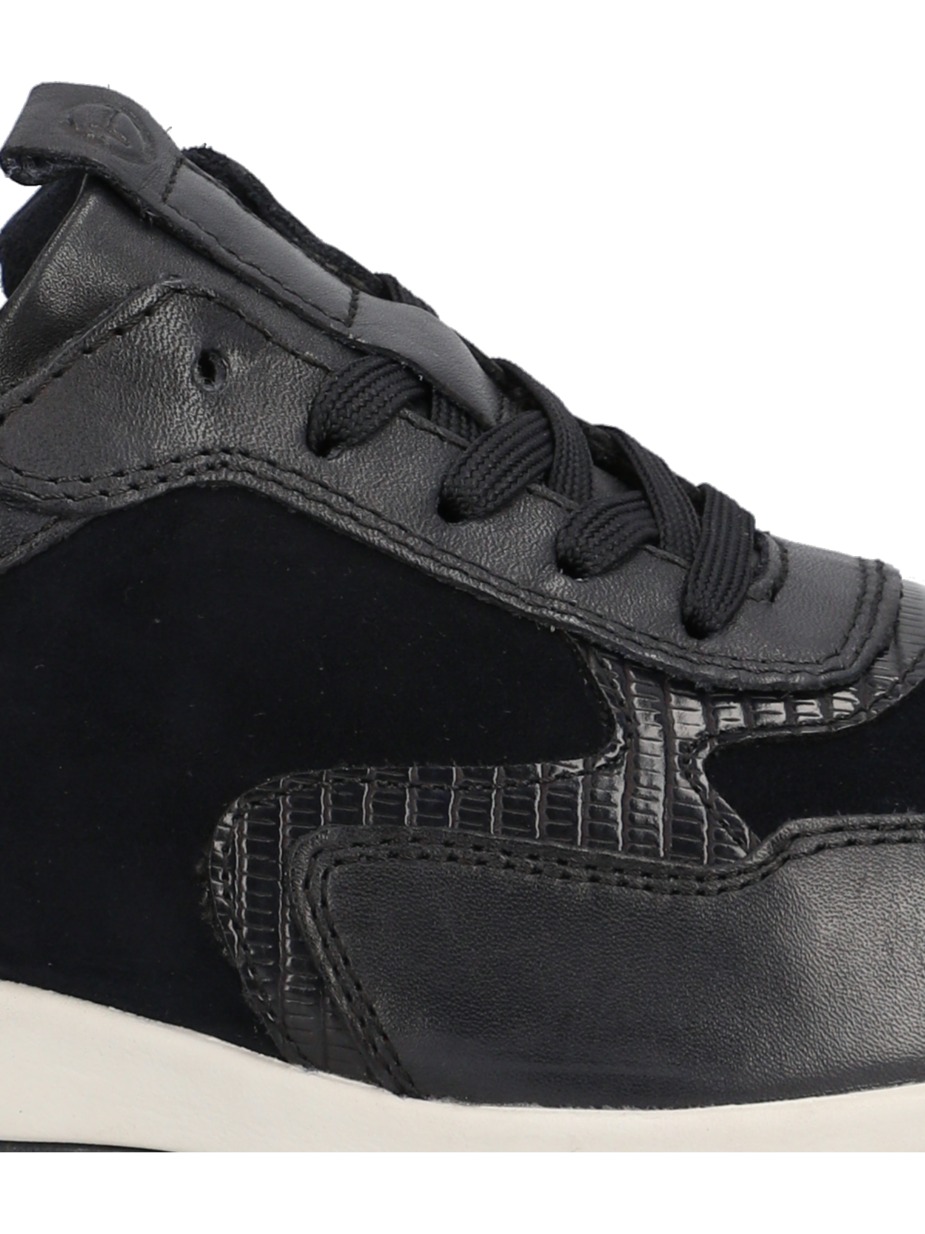 Lederkombination Sneaker