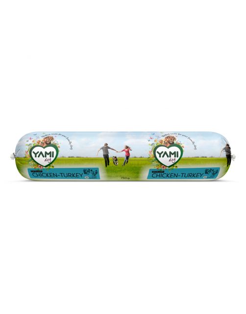 Yamipets Worst Kip&Kalkoen - Hondenvoer