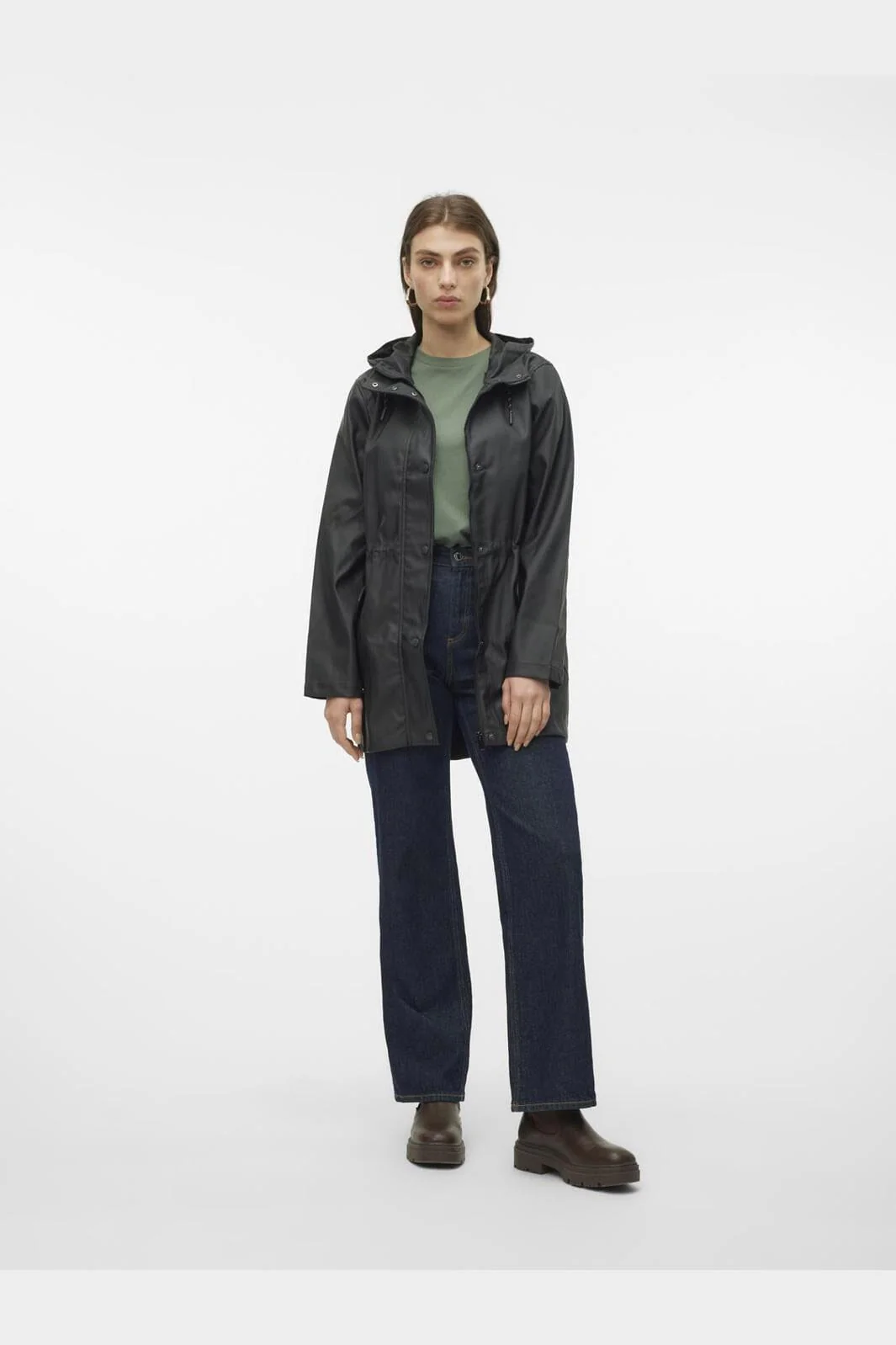 Vero Moda Vmmalou Coated Jacket 4016581 black