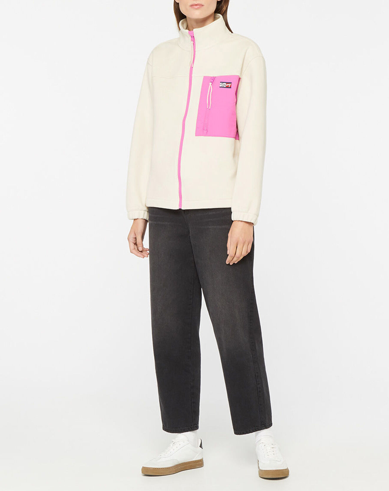 Tommy Jeans Veste Polaire beige/rose