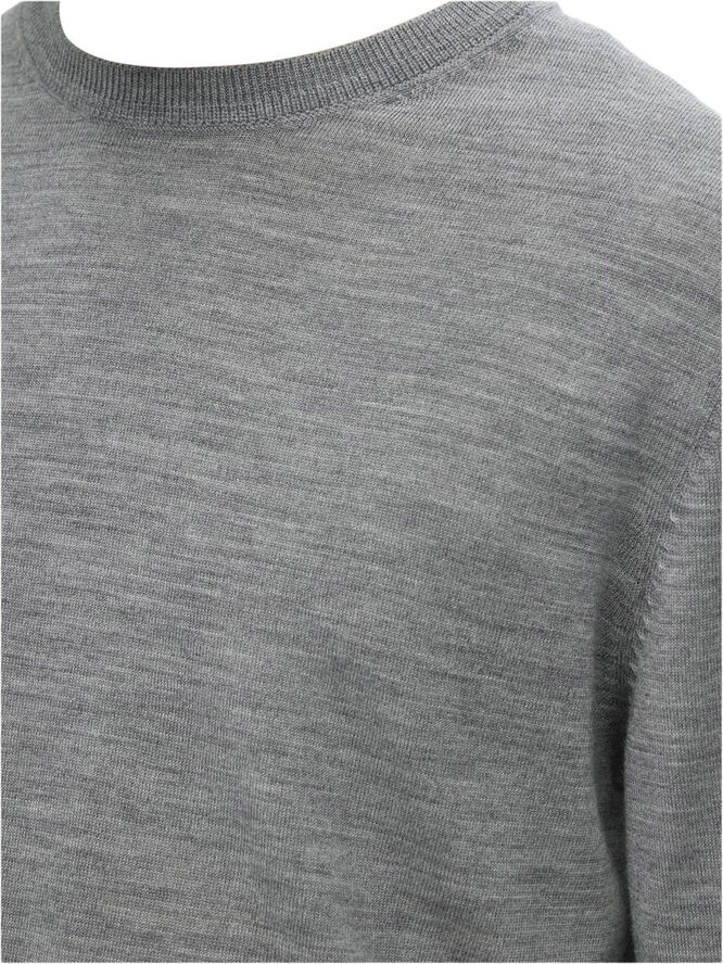 Selected Homme SLHTRAY LS KNIT MERINO CREW NECK NO Grå