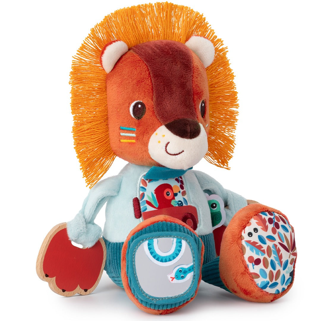 Lilliputiens activiteitenknuffel leeuw - jack - 26 cm