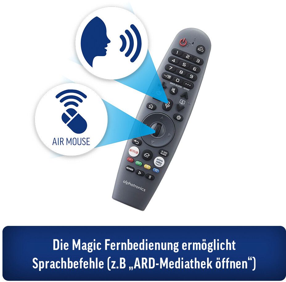 Alphatronics SLA-32 W 4K LED Smart televisie