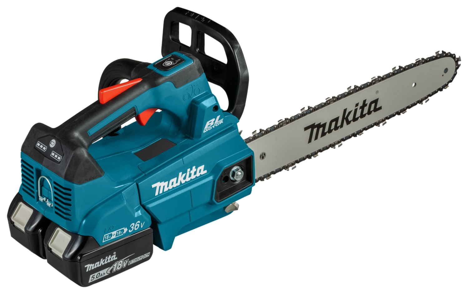Makita DUC356PT2 (2X18V) Li-Ion Accu Kettingzaag set (2x 5,0Ah) - 35cm