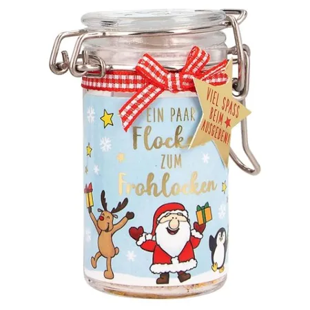 Depesche Weihnachtliches Einmachglas mit Geldbrief, 1 Stück, 4-fach sortiert
