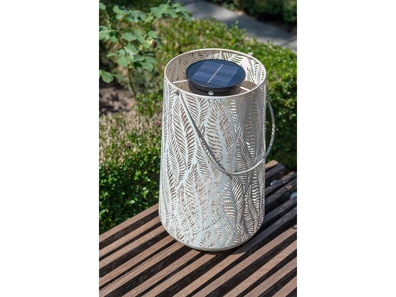 STT Laterne Solar Antic Lara, 46 cm, Mint Solarleuchte zum Aufstellen oder Aufhängen