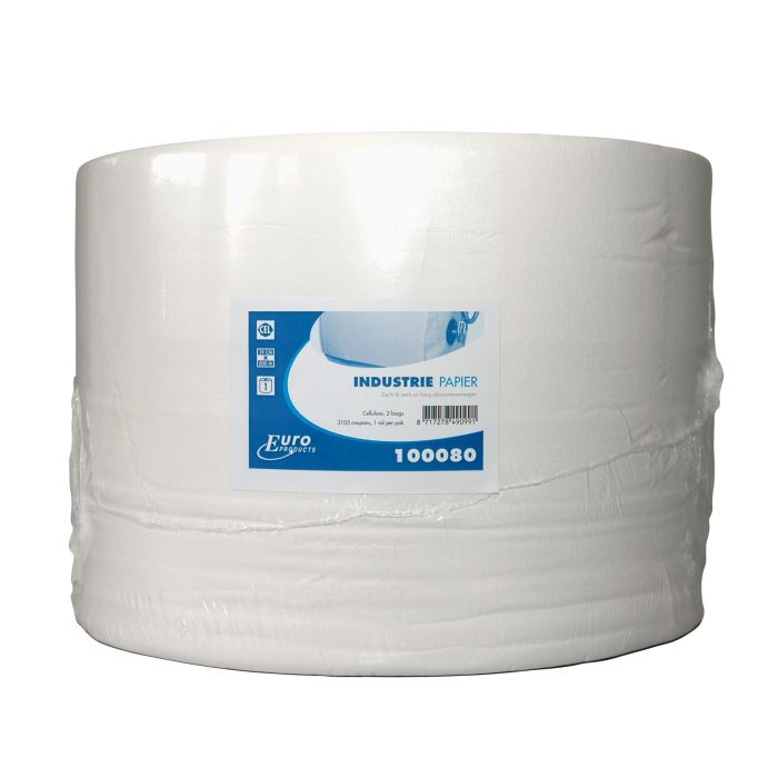 Industrierol 100080 800 meter 29cm cellulose 2 laags (100080)