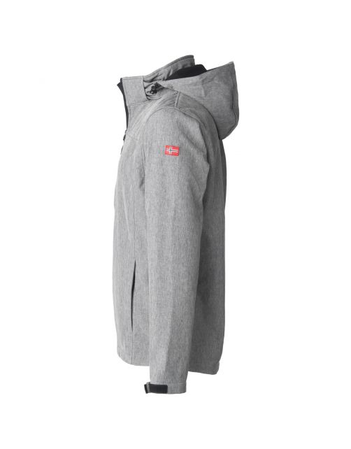Nord Berg Heren Softshell Kjeld Grijs - Werkkleding