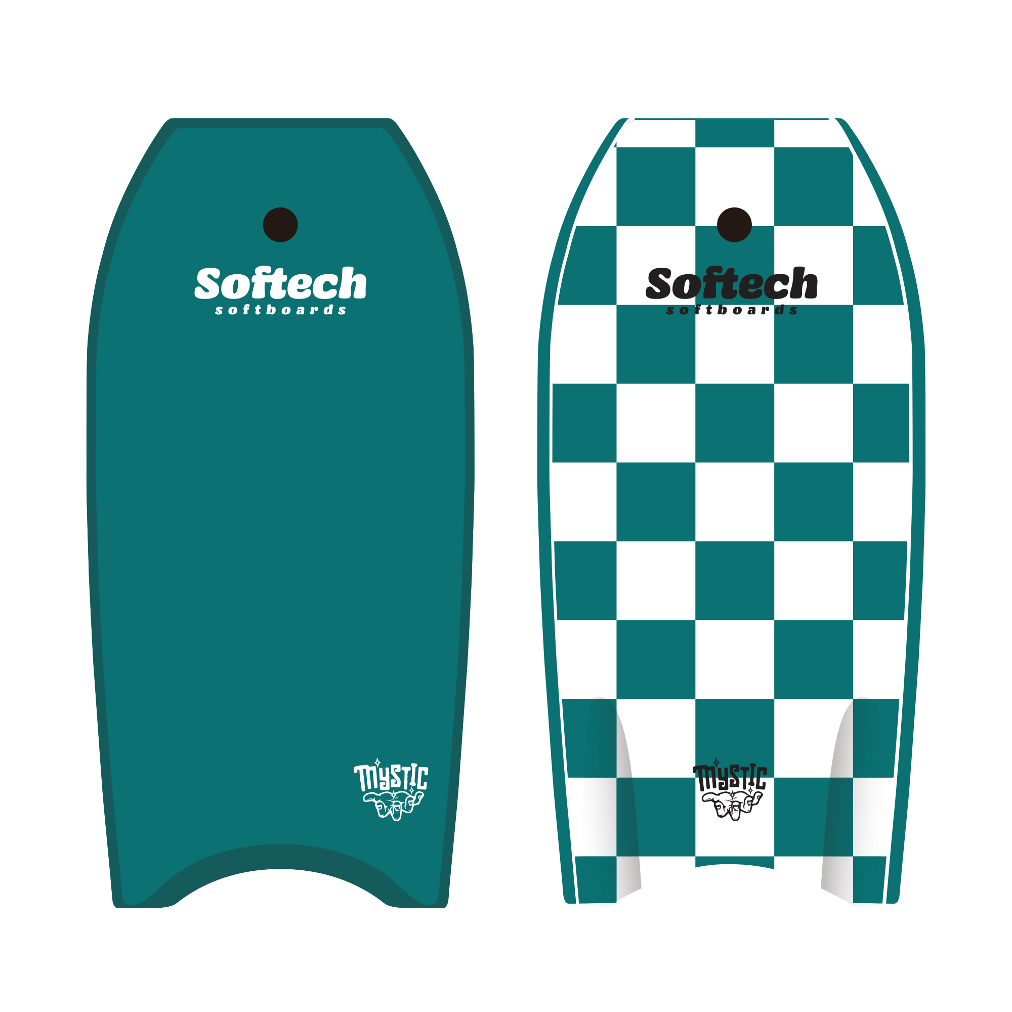Softech Bodyboard Mystic - 2024 Red