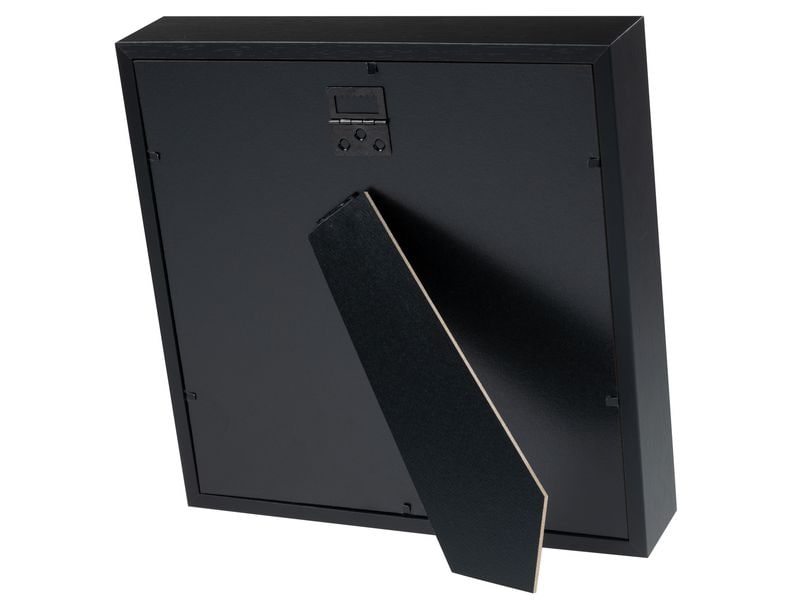 COCON Bilderrahmen 25 x 25 cm, Schwarz 3D Fotorahmen für die schönsten Erinnerungen