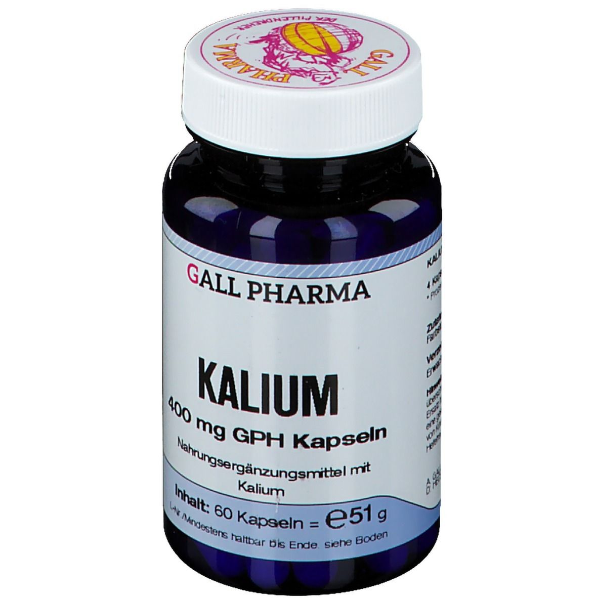 GALL PHARMA Kalium 400 mg GPH Kapseln