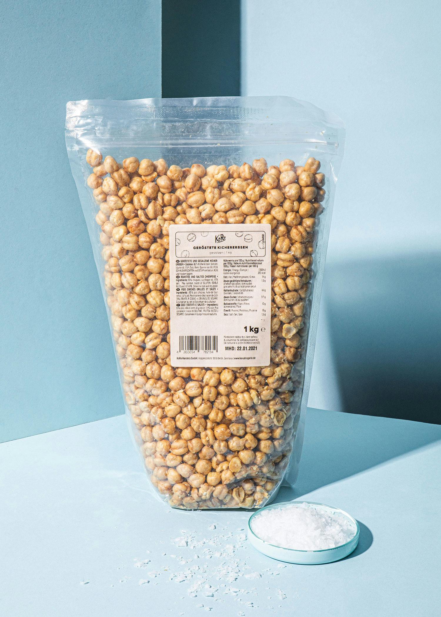 Geröstete und gesalzene Kichererbsen 1 kg
