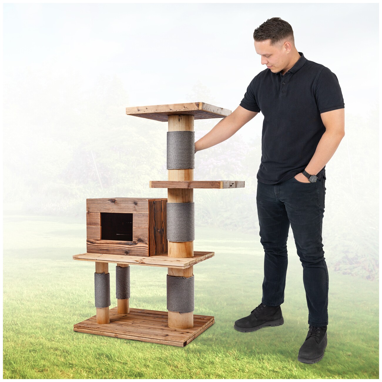 Canadian Cat Company Outdoor Kratzbaum Balconi