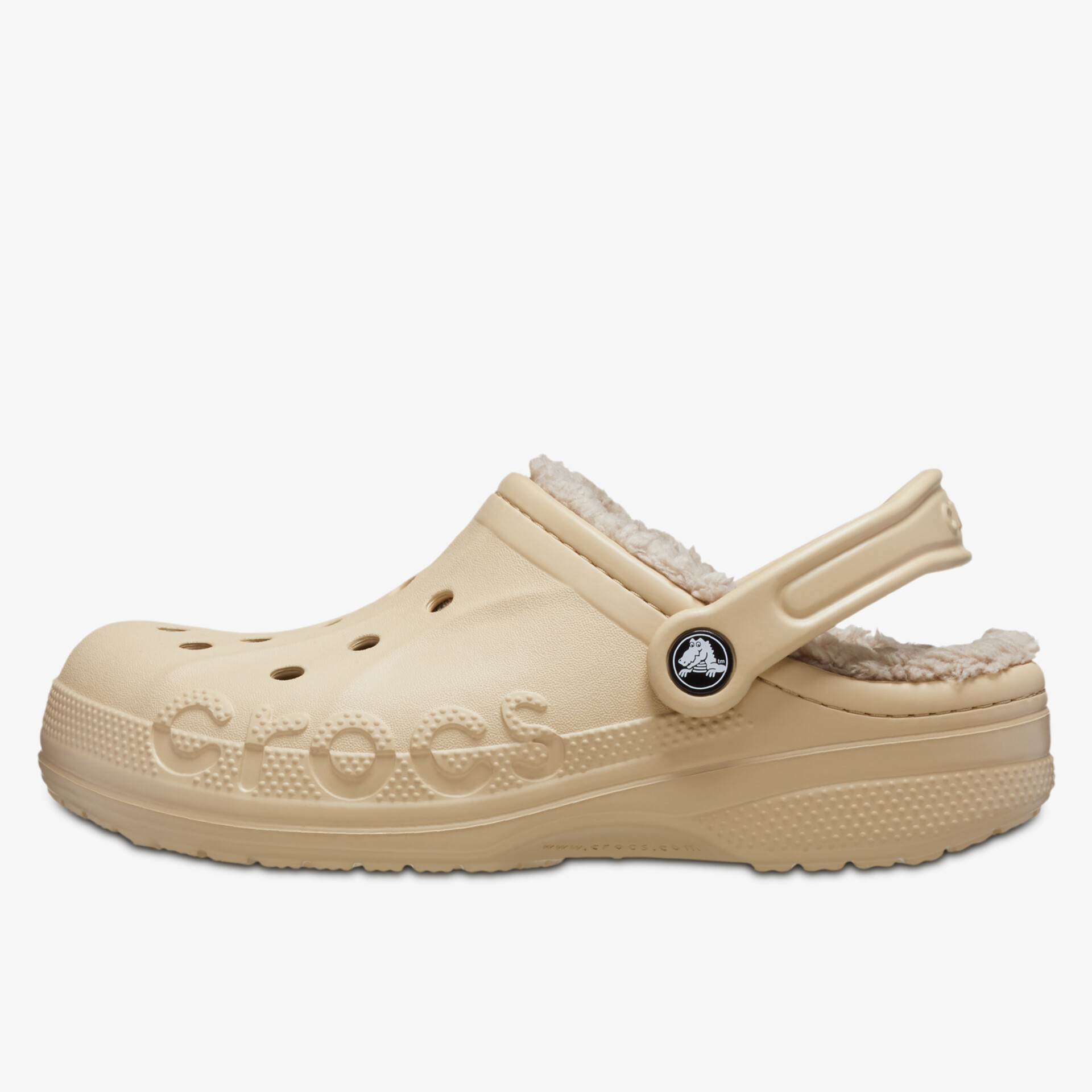 crocs BAYA LINED Damen Clogs beige