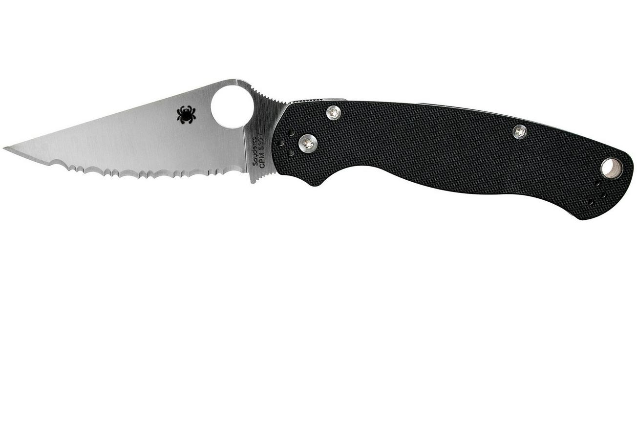 Spyderco Paramilitary 2 C81GS2 serrated zakmes