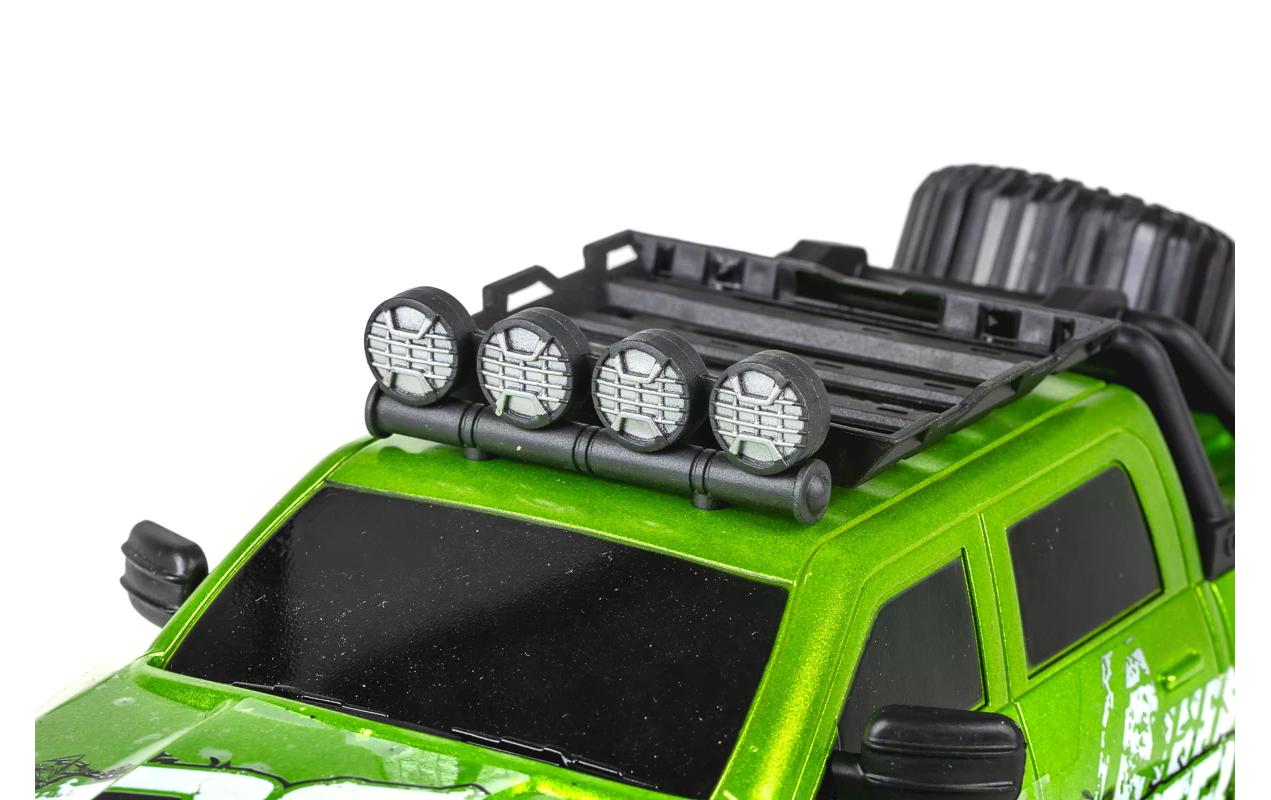 Monster Truck Raptor Runner Grün, 1:12Ferngesteuerter Pick-Up Monstertruck für Kinder ab 6 Jahren