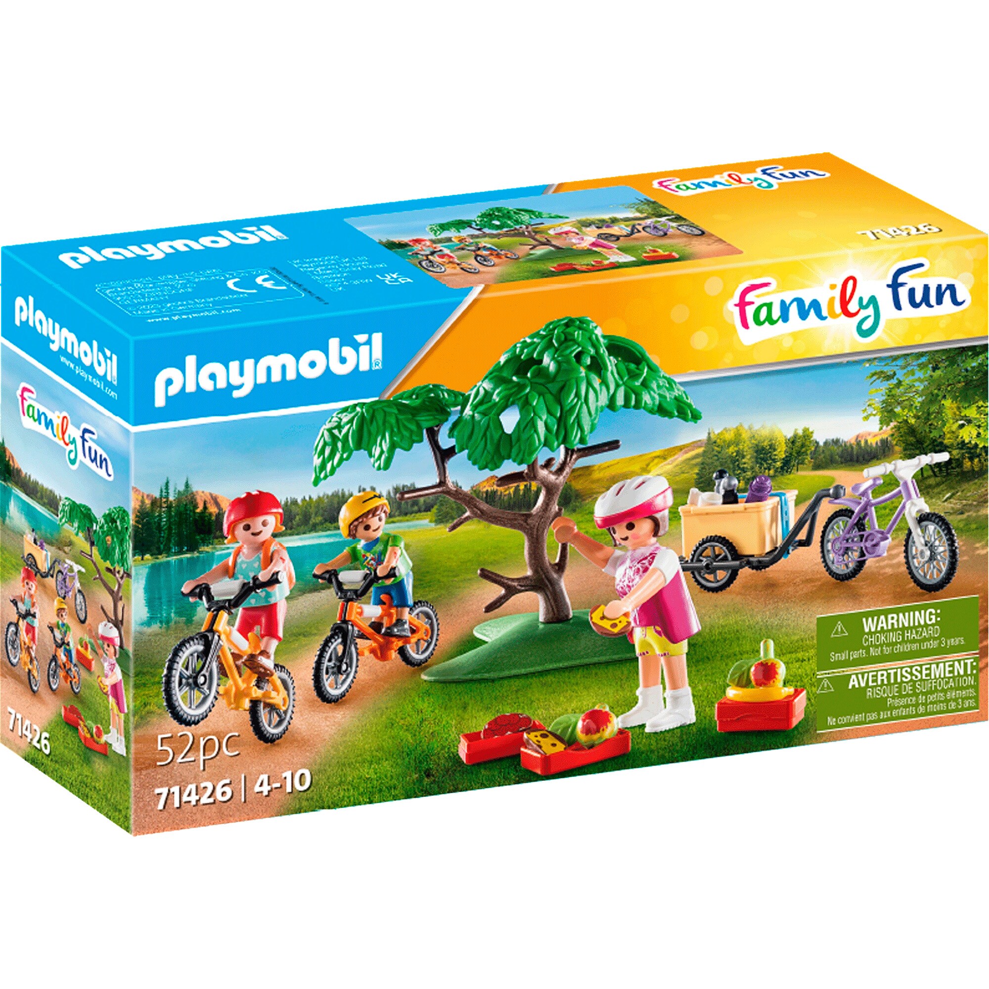 PLAYMOBIL Konstruktionsspielzeug Family Fun Mountainbike-Tour