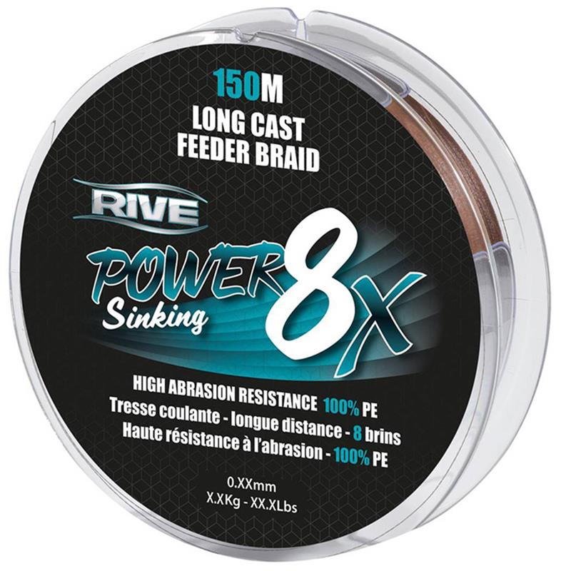 Tresse Rive Power 8X Sinking - 150M