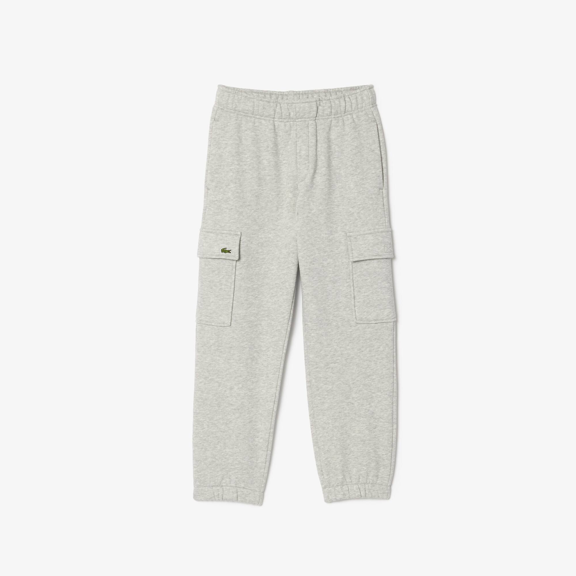 Pantalon de survêtement cargo en molleton Pantalons & Shorts - Gris - Lacoste - Garçon