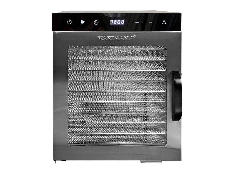 Wartmann Dörrgerät WM-2110 DH, Silber Dörrautomat mit 800 W Leistung