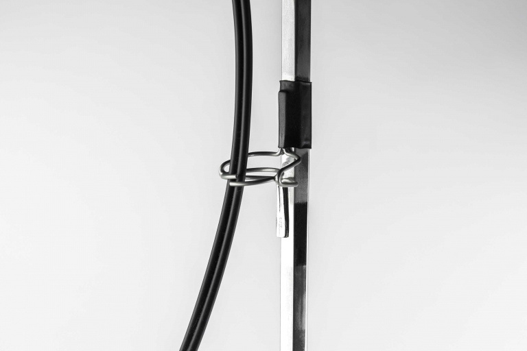 Flos Toio vloerlamp retrofit LED zwart