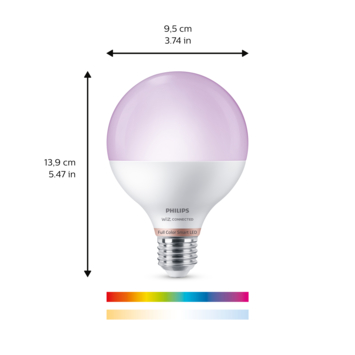 Philips smart led globe E27 color