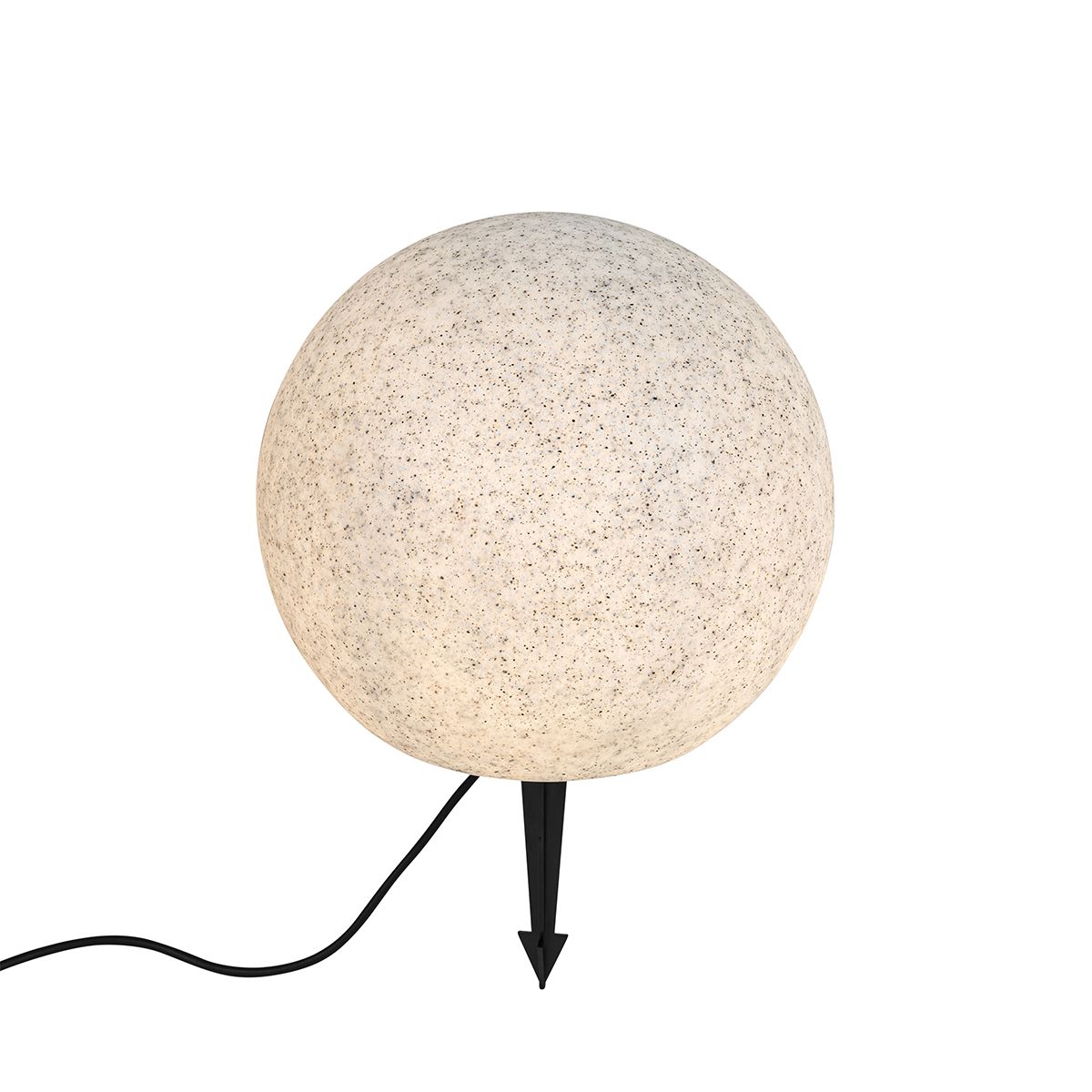 Smart buitenlamp grijs 35 cm IP44 incl. Wifi A60 - Nura