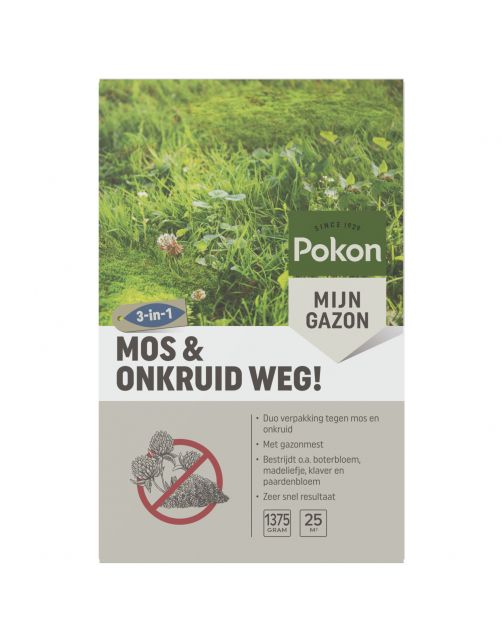 Pokon Mos En Onkruid Weg! - Algen- Mosbestrijding