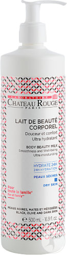 Château Rouge Lait De Beauté Ultra Hydratant Peaux Sèches Peaux Noires Mates Et Métissées 500ml