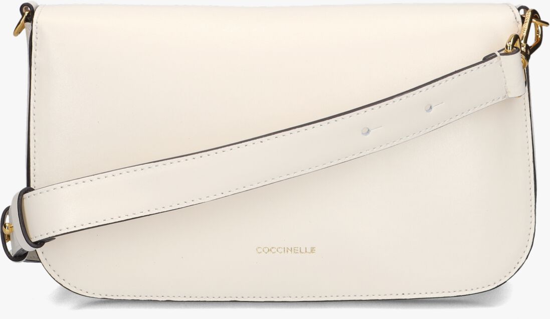 gebroken wit coccinelle schoudertas c-me