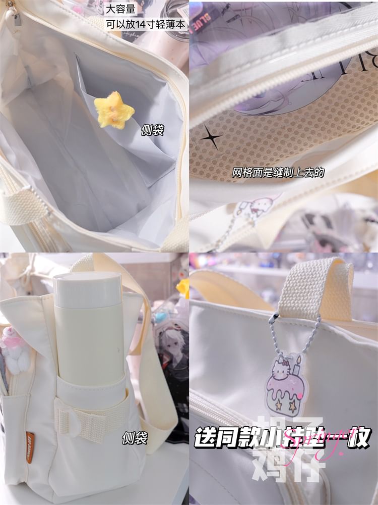 Anchara - Crossbody-draagtas met transparant paneel