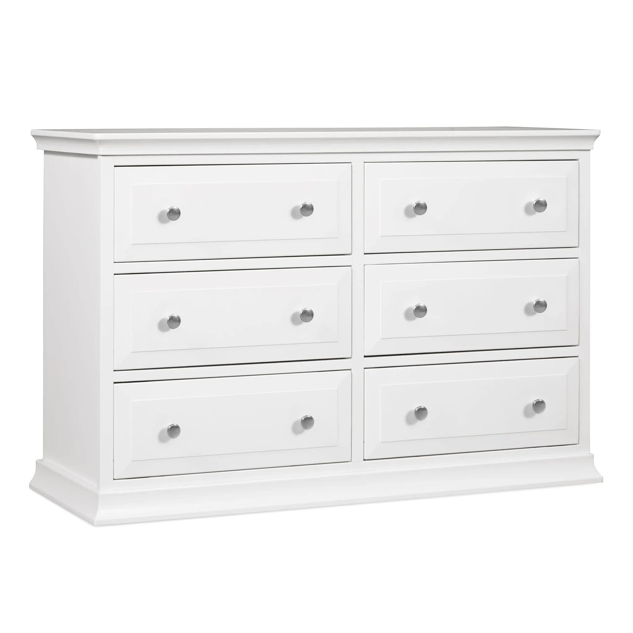 DaVinci Bureau Double 6 Tiroirs Signature Davinci - Blanc