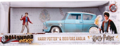 Harry Potter Bil 1959 Ford Anglia 1:24 med Figur