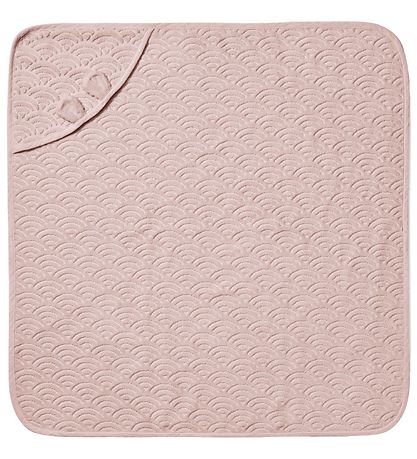 Cam Cam Kapuzenhandtuch - 80x80 cm - Dusty Rose m. Ohren